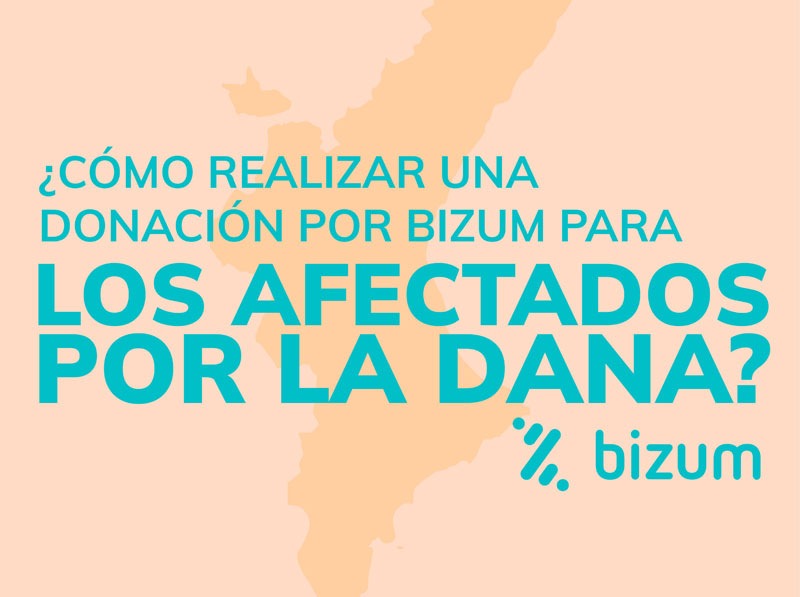 Cómo hacer donaciones para los afectados por la DANA en Bizum