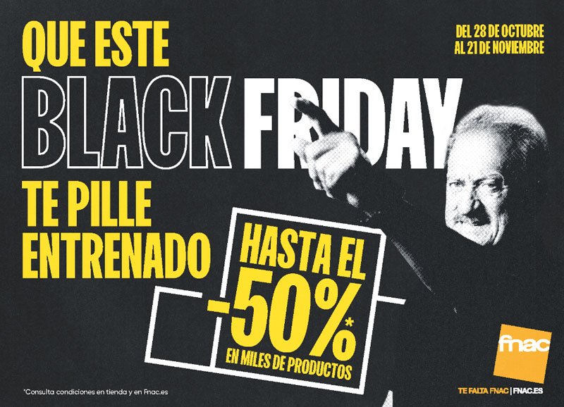 Un “anti influencer” para el Black Friday de Fnac