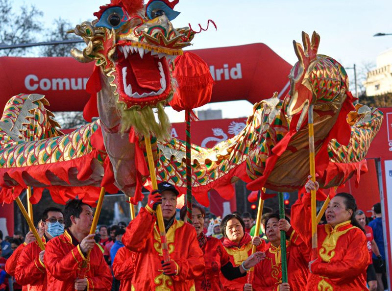 Madrid celebra el Año Nuevo Chino a lo grande