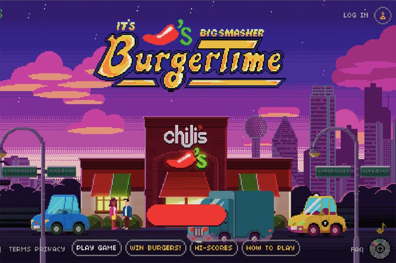 Hamburguesas gratis para toda la vida en el videojuego de Chili´s