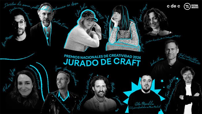 Jurado de los Premios Nacionales de Creatividad 2025.