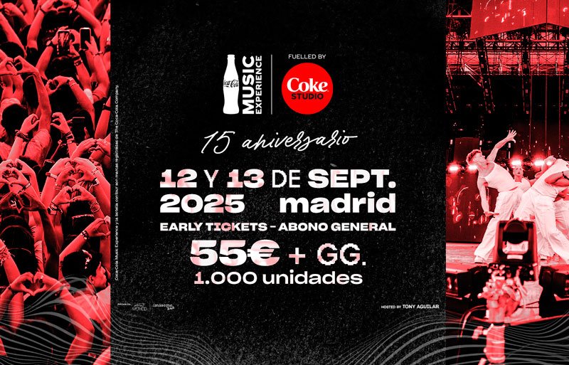 Coca-Cola Music Experience 2025 lanza los primeros abonos