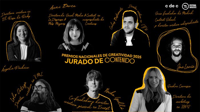 Jurado de los Premios Nacionales de Creatividad 2025.