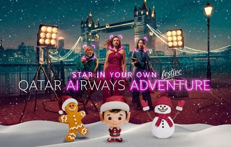 Qatar Airways te invita a crear tu propia película navideña