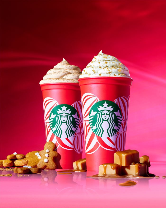 Campaña de Navidad 2024 de Starbucks.