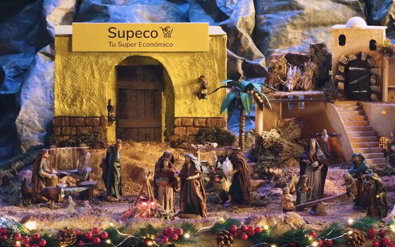 Supeco da vida al Belén de Navidad con IA