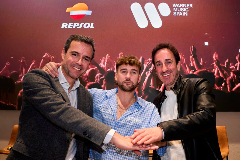 Energía renovable de Repsol para Warner Music