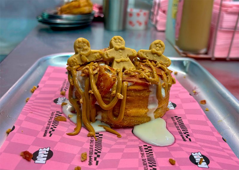 Fini Golosinas en el nuevo cronut de las hamburgueserías HYPE