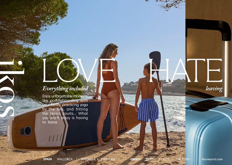 DAVID Madrid crea la campaña "Love Ikos. Hate Leaving"