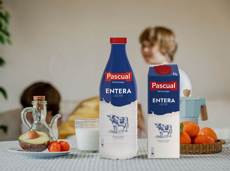 Leche Pascual estrena imagen apelando al cuidado integral