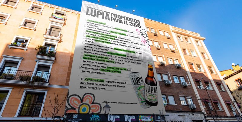 Lupia "planta" sus propósitos para 2025 en el centro de Madrid