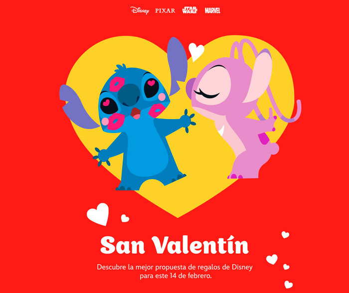 Campaña de Disney por San Valentín.