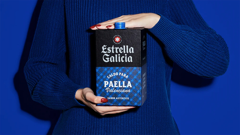 El supuesto caldo para paella de Estrella Galicia