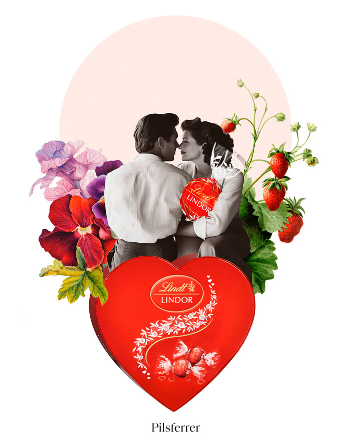 Campaña de Lindt por San Valentín.