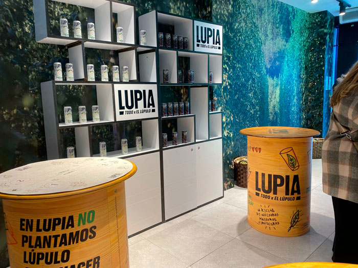 Lupia abre una "pop up store" en el corazón de Madrid.