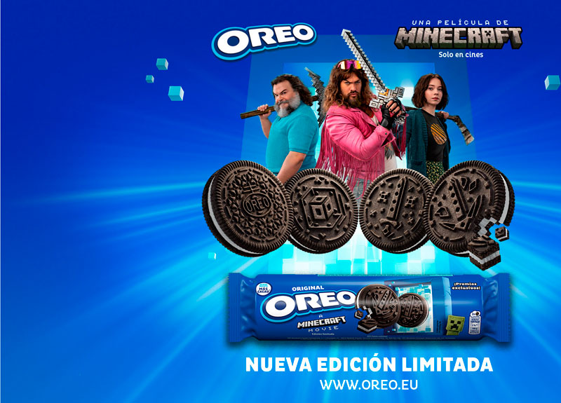 OREO lanza una edición de galletas inspirada en Minecraft