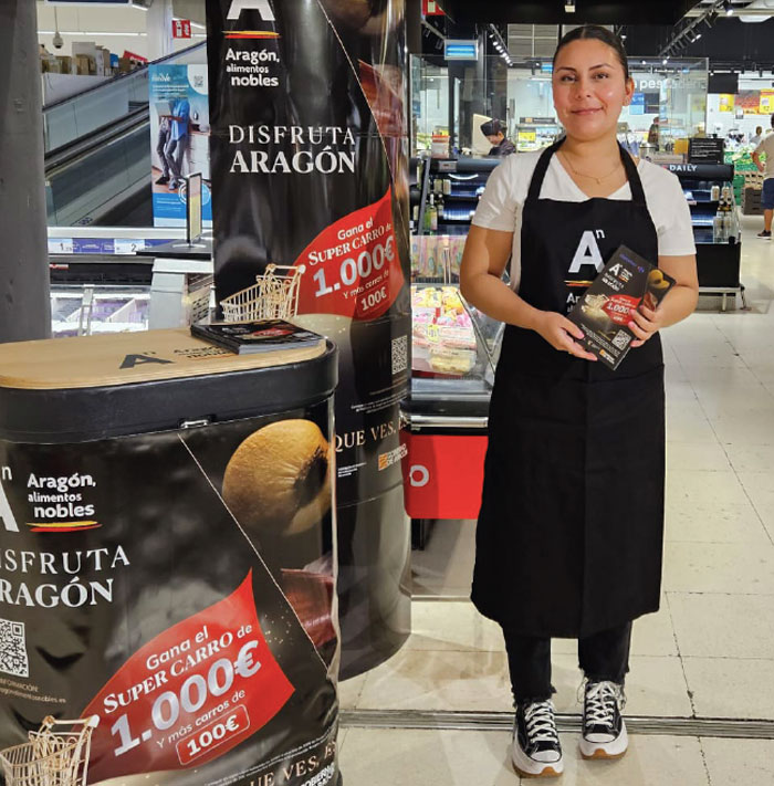 Los Alimentos de Aragón conquistan el mercado nacional.