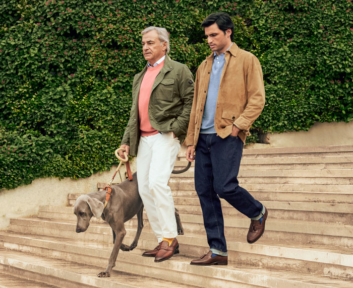 Carlos Sainz, padre e hijo, en lo nuevo de Hackett London.