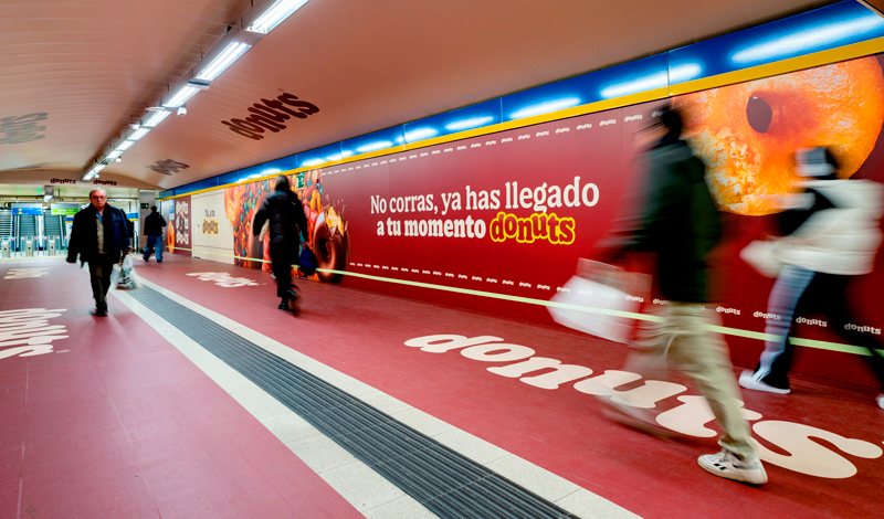 El Metro de Madrid huele a Donuts