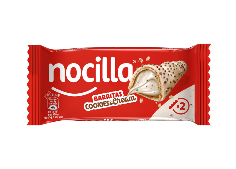 Nocilla lanza su primer snack en forma de barritas