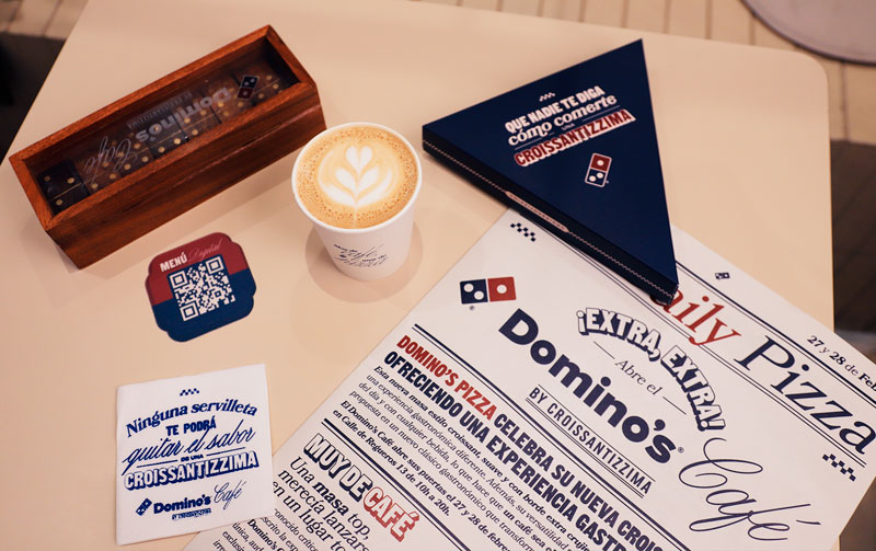 Pop-Up de Domino´s para presentar su nueva masa estilo croissant