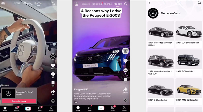 TikTok implementa Automotive Ads para promocionar coches