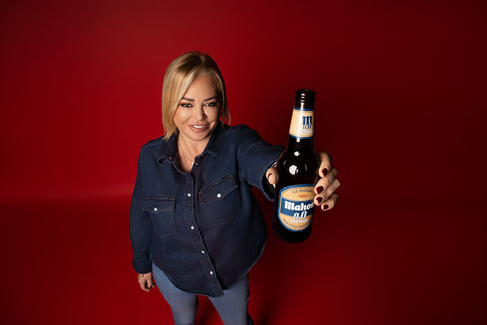 Belén Esteban en el podcast de Mahou "Una caña con".