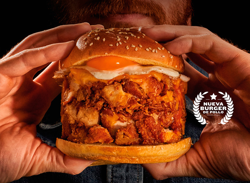 GOIKO lanza la nueva hamburguesa Chick Norris
