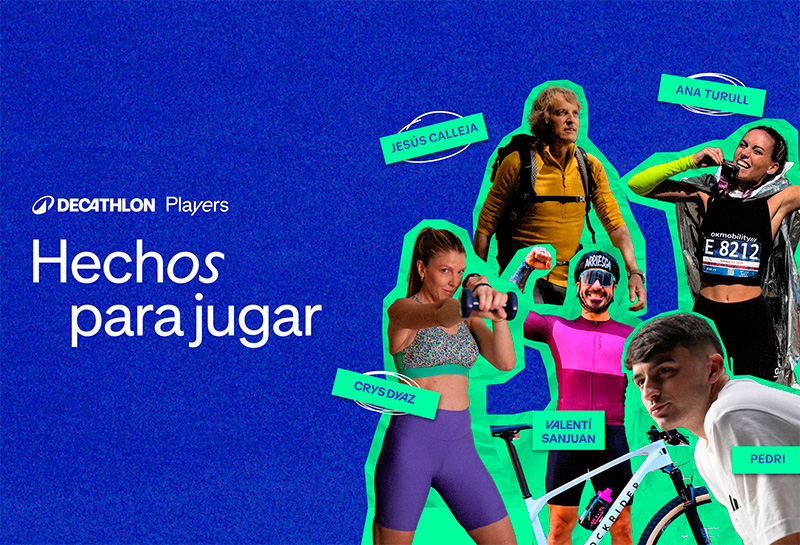 Decathlon presenta a sus embajadores con "Hechos para jugar"