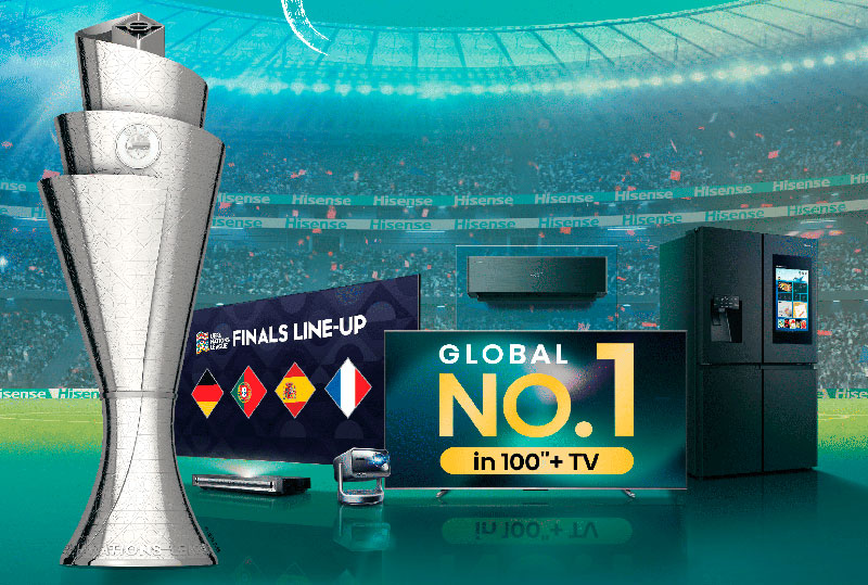 Hisense refuerza su presencia en la fase final de la UEFA Nations League