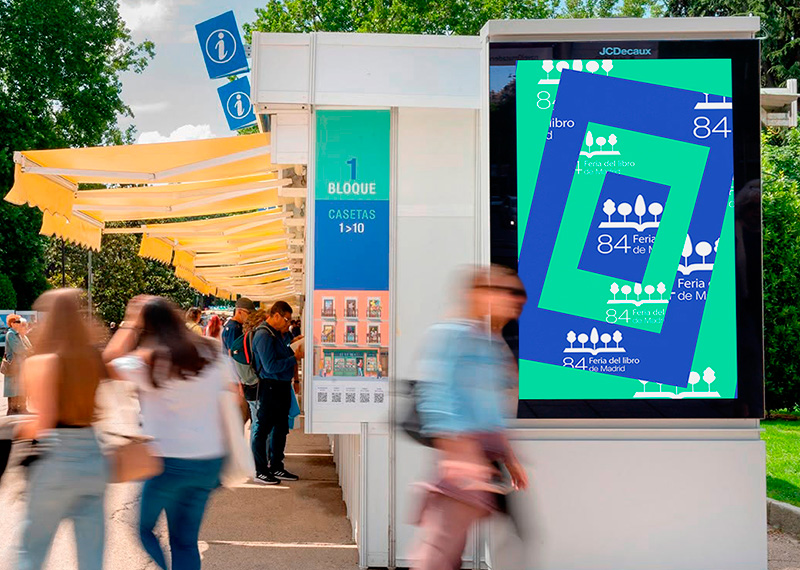 JCDecaux refuerza su colaboración con la Feria del Libro de Madrid