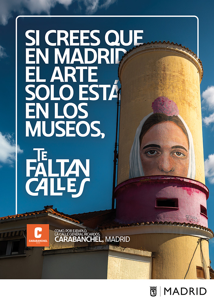 “Te faltan calles”, nueva campaña de Roman para Madrid Destino.