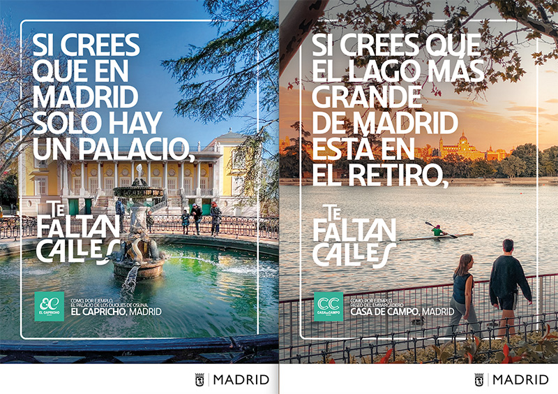 “Te faltan calles”, nueva campaña de Roman para Madrid Destino