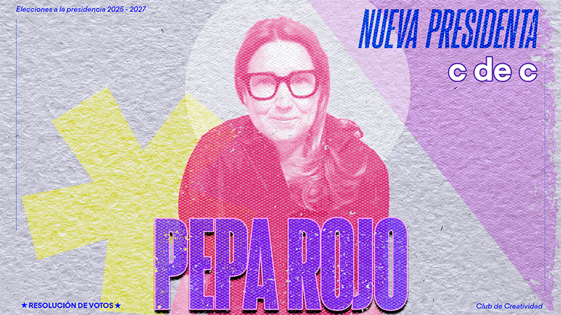 Pepa Rojo gana las elecciones a la presidencia del Club de Creatividad