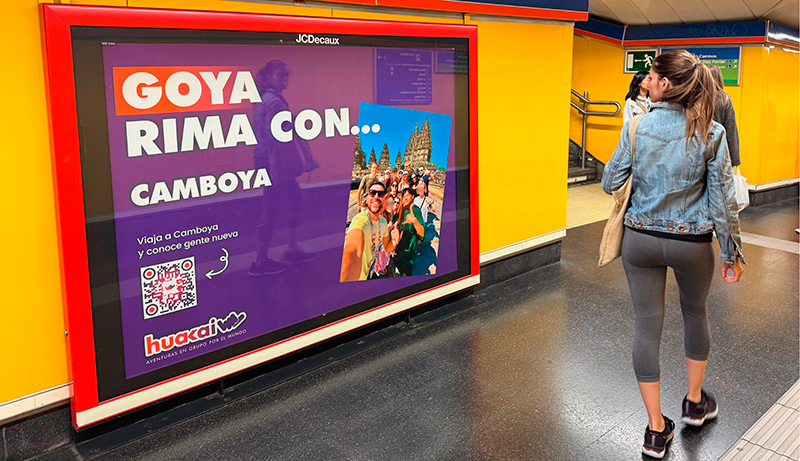 Vuelve el humor de Huakai a las calles: "Goya rima con ... Camboya"