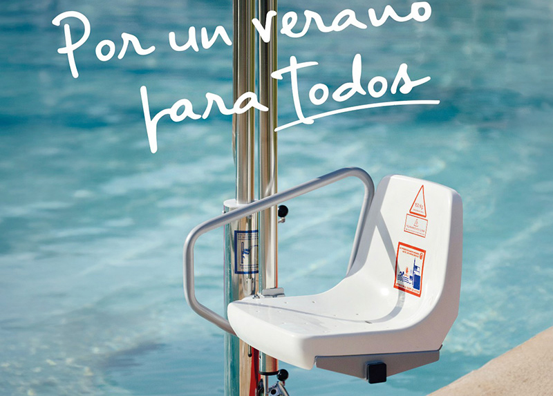 Campaña para promover la accesibilidad en piscinas