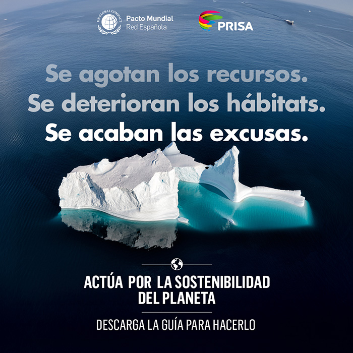 PRISA y Pacto Mundial de la ONU España contra la crisis climática.