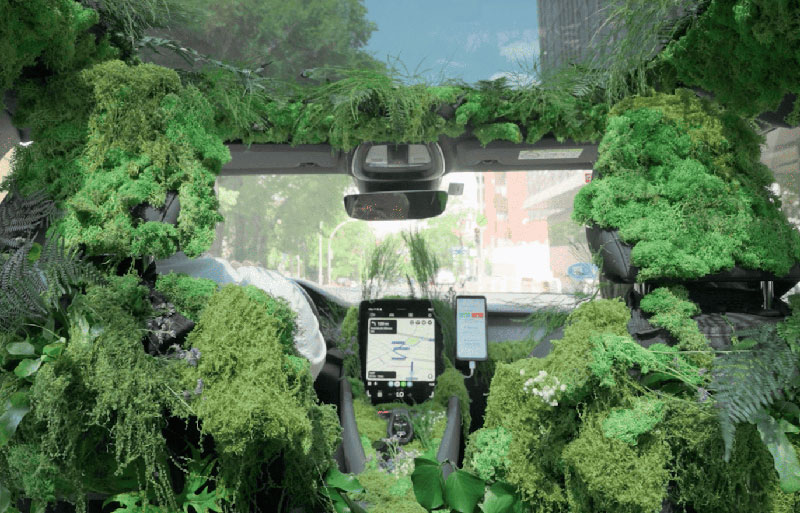 Cabify convierte sus vehículos en un bosque sobre ruedas