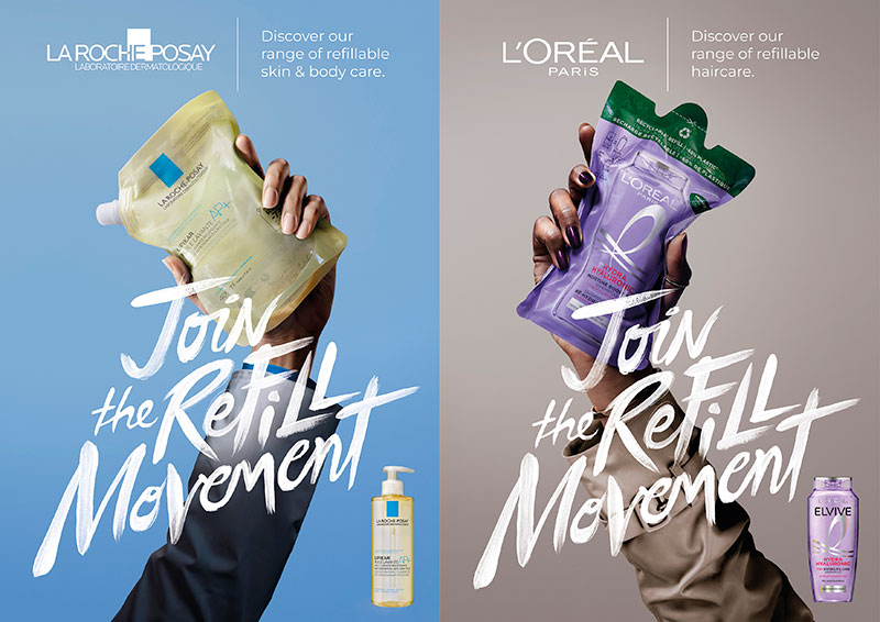 L´Oréal anima a los consumidores a unirse al movimiento "Refill"