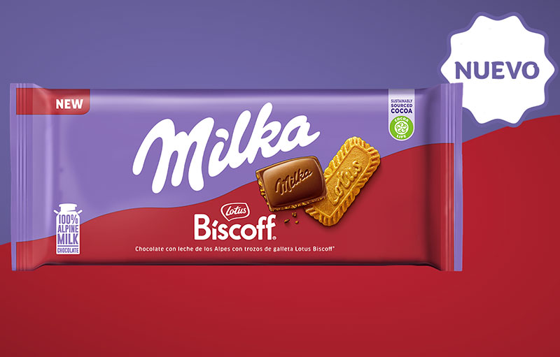 Mondelēz International y Lotus Bakeries lanzan Milka Biscoff