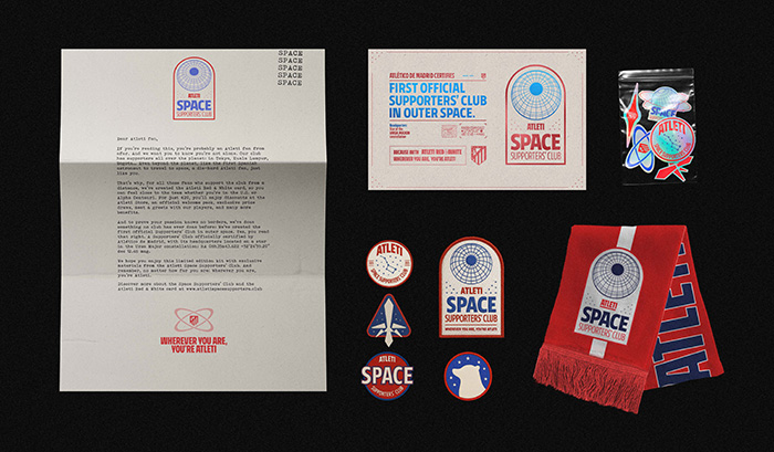 El Atleti crea el primer Supporters´Club en el espacio.