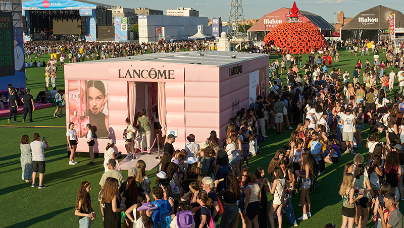 Belleza inmersiva de Lancôme en Mad Cool