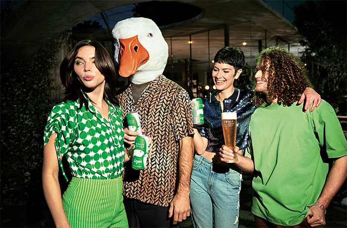 Campaña Goose Island Lager, de draftLine.