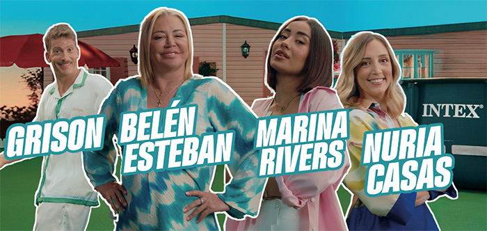 Xuxo Jones se moja con Intex en la campaña "Mójate a tu aire".