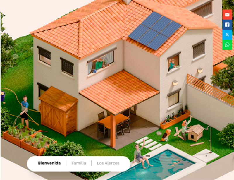 Leroy Merlin crea un hogar sostenible en 3D