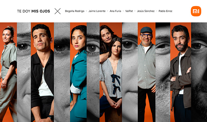 Campaña "Te doy mis ojos", de TBS para Xiaomi.