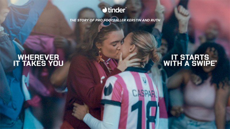 Otra historia de amor real en la nueva campaña europea de Tinder