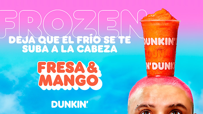 Dunkin´refresca el verano con el nuevo Frozen Fresa & Mango.