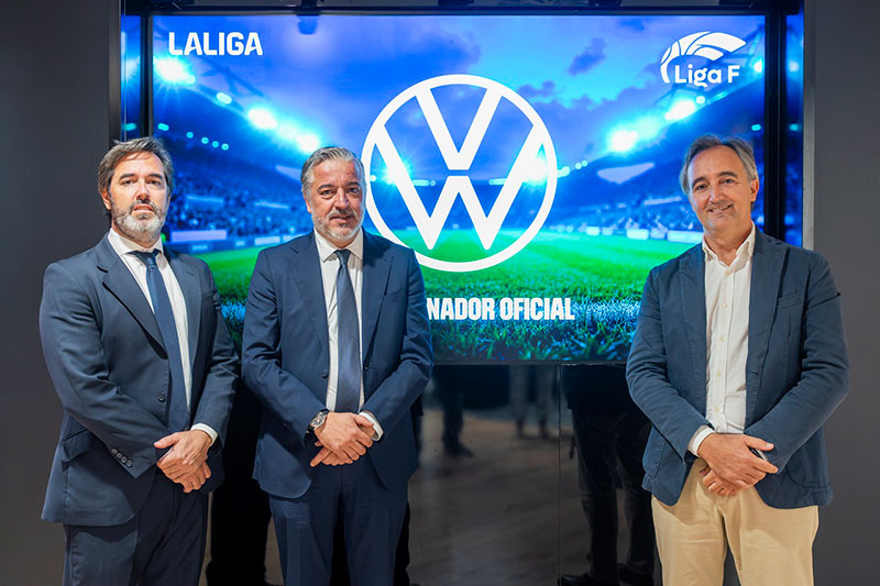 Volkswagen se convierte en patrocinador de LALIGA y Liga F