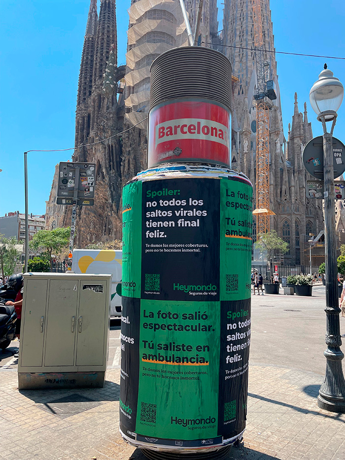 “Te damos las mejores coberturas, pero no te hacemos inmortal”, de Heymondo.